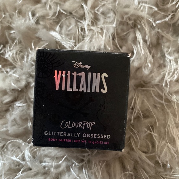 Colourpop Disney villains gliterally obsessed body glitter